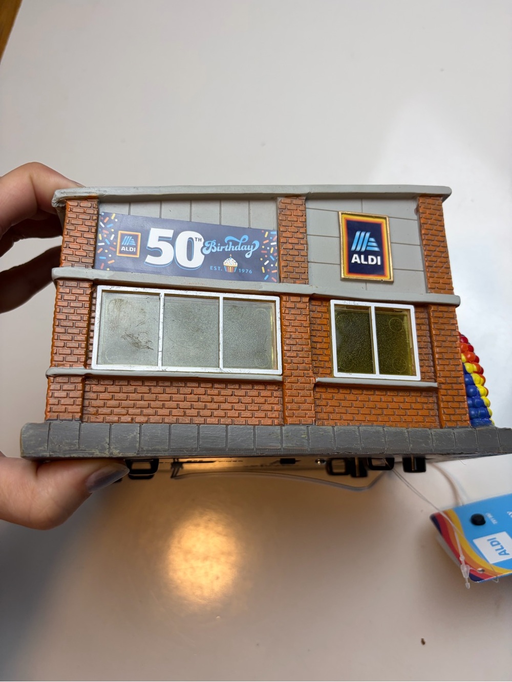 Aldi 50th Birthday Anniversary Limited Edition Store Light Up Collectible - Picture 5 of 6
